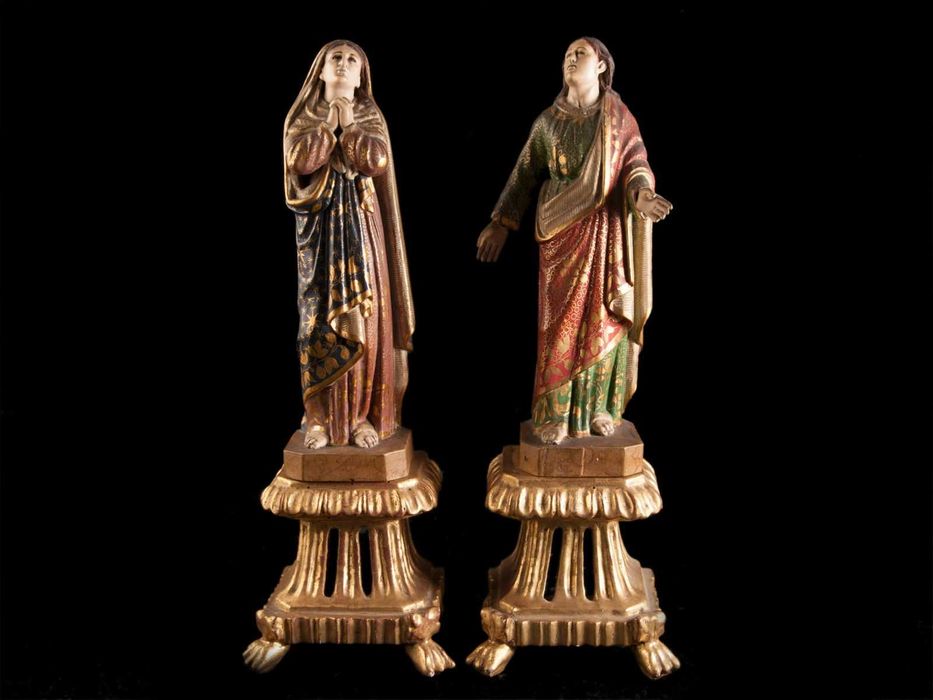 Crucifixo em Pau-Santo e Prata