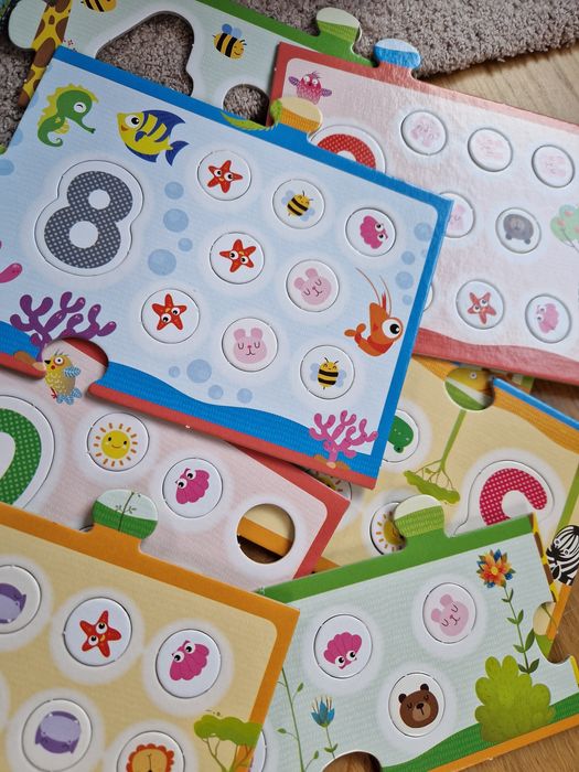 Puzzle numeryczne Lisciani Montessori 3-6 Nauka Liczenia