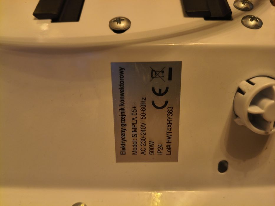 Grzejnik elektryczny konwektorowy Wi-Fi 500W Thermeco