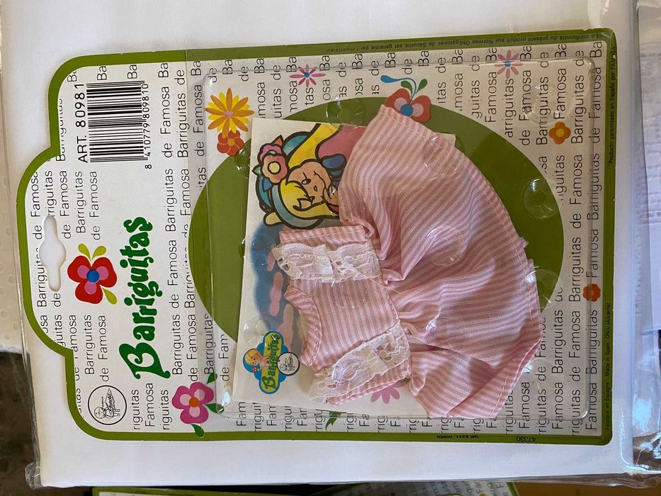 Vestidos de Boneca Barriguitas (Famosa)