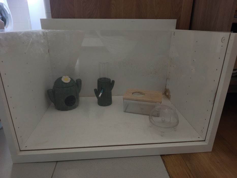 Gaiola completa e produtos para hamster