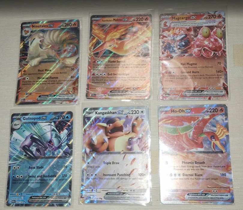 Cartas Pokemon EX's - INGLÊS