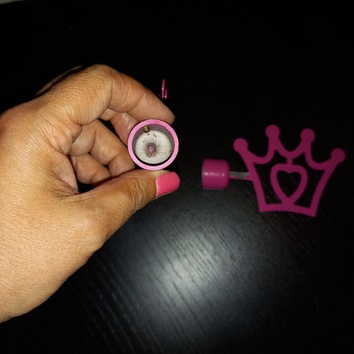 Terminais rosa de varão fino