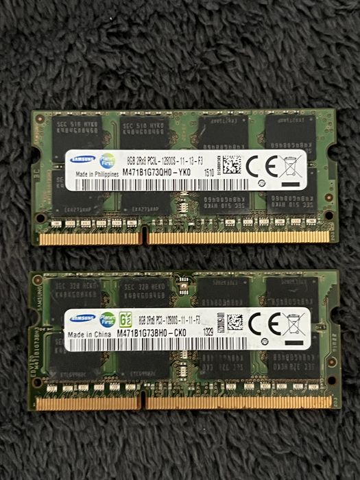 pamięć RAM Samsung 16 GB (2x8 GB) DDR3L 1600 MHz SO-DIMM
