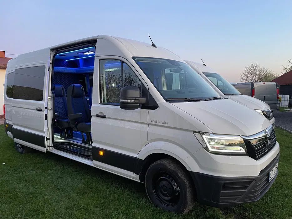 Wynajem BUS 9 os. do 3,5t - MAN TGE VIP/ Wolne terminy styczeń/luty