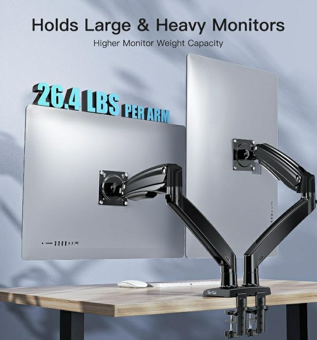 Uchwyt stojak do 2 monitorów 17-35" Huanuo