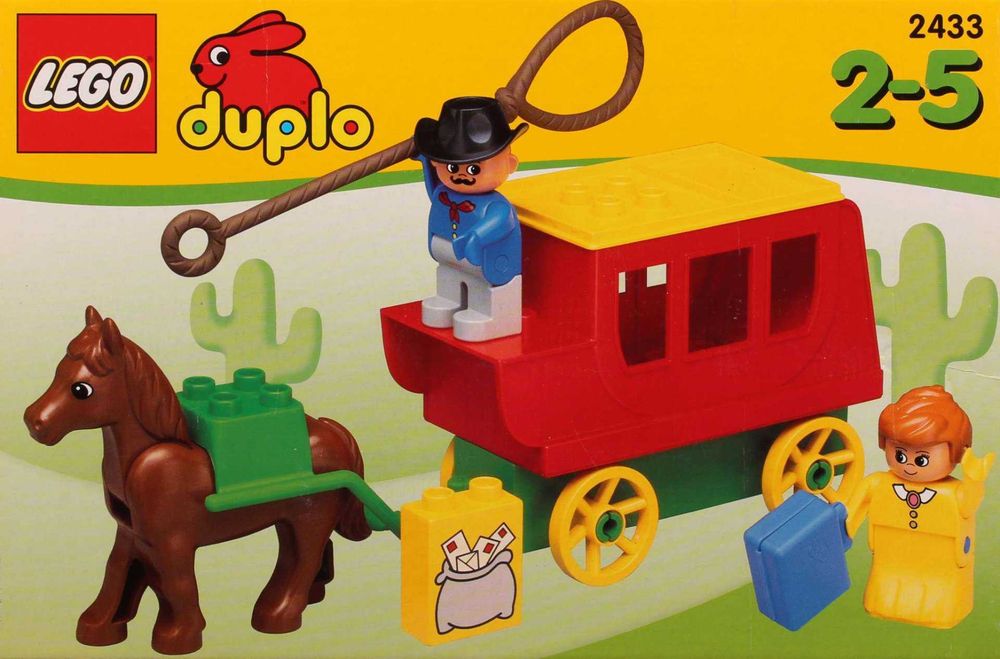 LEGO DUPLO 2433 - Dyliżans - UNIKAT !!! - wycofany z produkcji