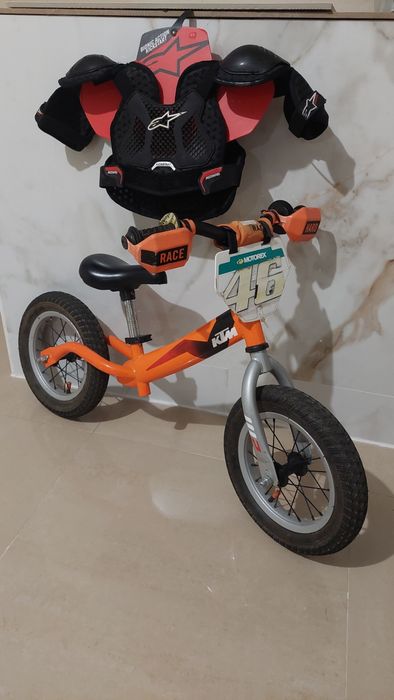 KTM Bicicleta de equilíbrio + Colete MX