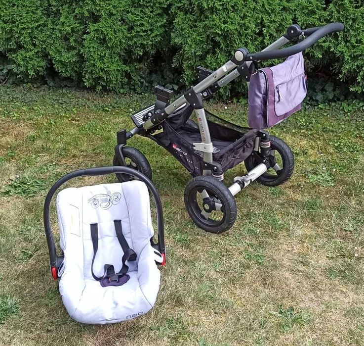 Wózek 3w1 Espiro Enzo Evo nosidełko gondola spacerówka śpiworek wełna