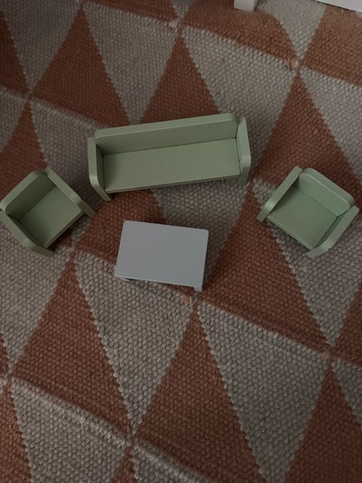 Меблі для лялькового будинку та звірята HM Home
