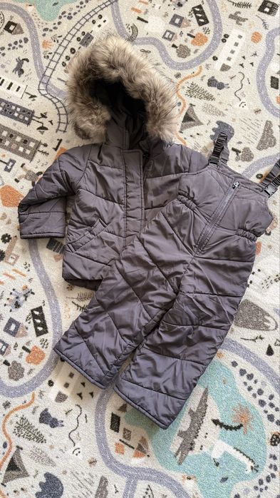 zimowy kombinezon z kurtką