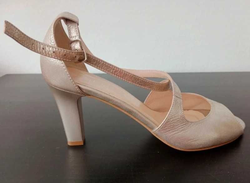 Sandały skórzane Kotyl raz ubrane!