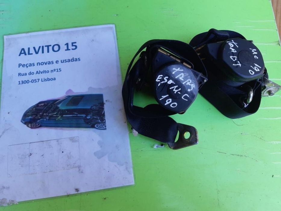 cintos de trás Mercedes 190D  1990