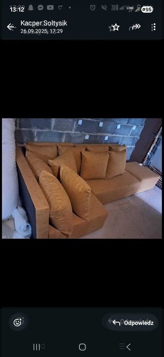 Naroznik. kanapa. wersalka nowy od reki