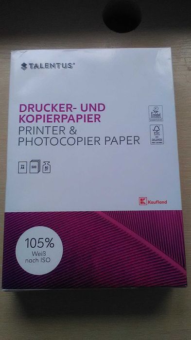 Papier ksero do drukarki A4 ryza 500 arkuszy