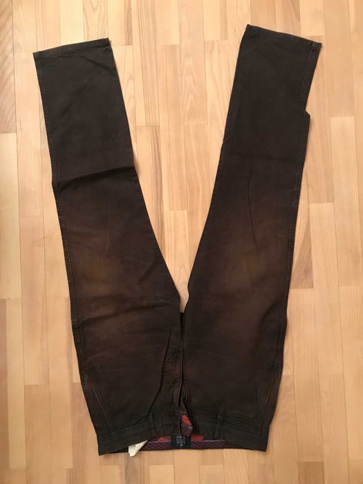 brunatne spodnie Bugatti