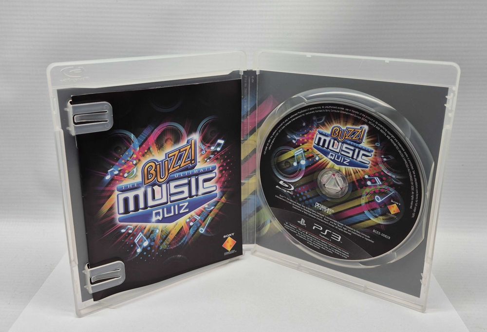 Zestaw brzeczków + Gra PS3, Buzz! The Ultimate Music Quiz, Komis Jasło Czackiego