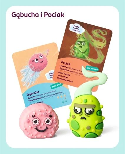NOWE figurki ROSSMANN Czyściochowo - Gąbucha i Pociak