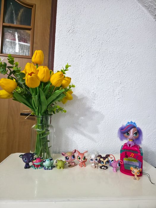 Zestaw littlest pet shop LPS figurki kolekcjonerskie hasbro zabawki