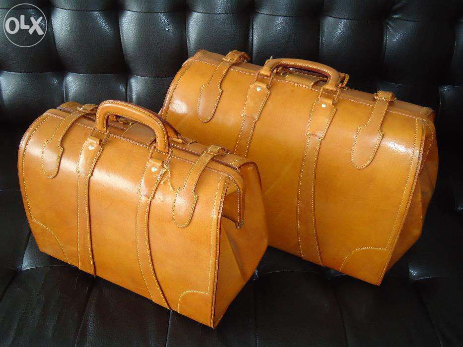Conjunto Malas em Pele Genuina Novas