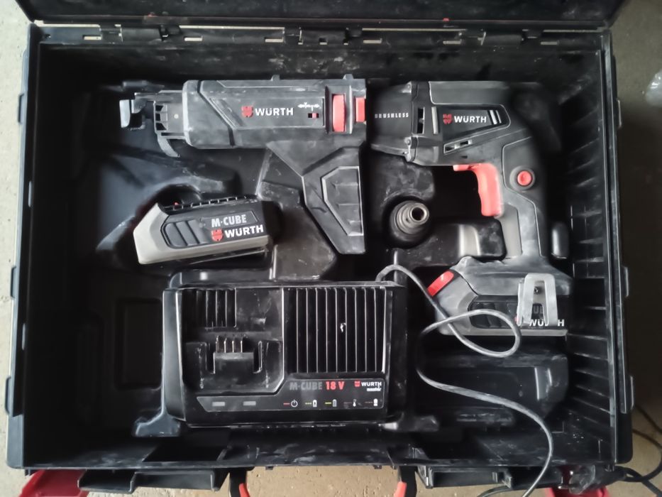 Wkrętarka taśmowa Wurth ATS 18 komplet do regipsów M-Cube