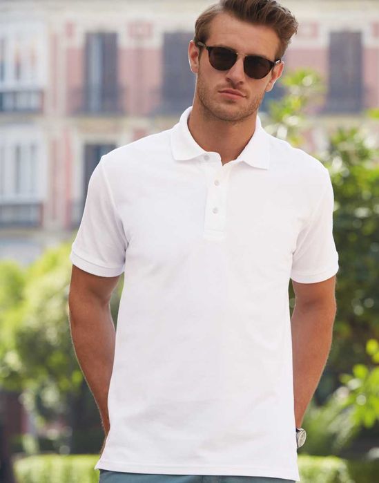 Поло мужское футболка с воротником Fruit of the Loom Premium Polo