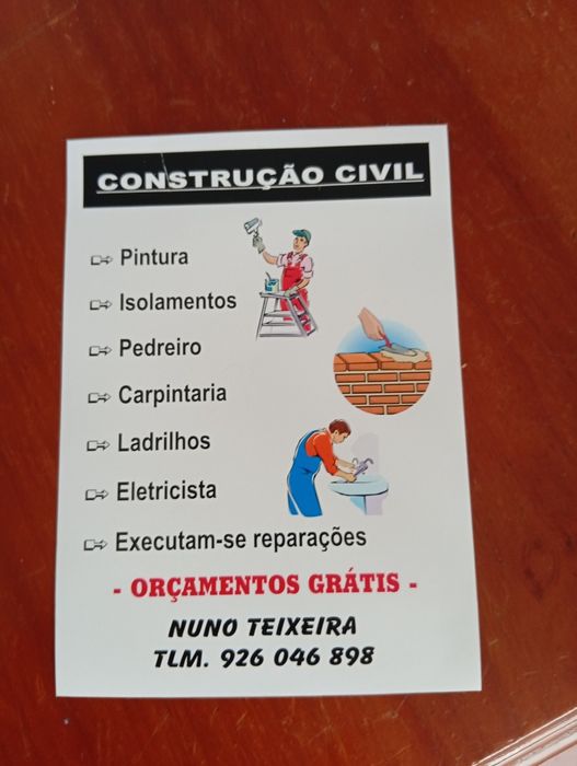 Trabalhos de remodelação