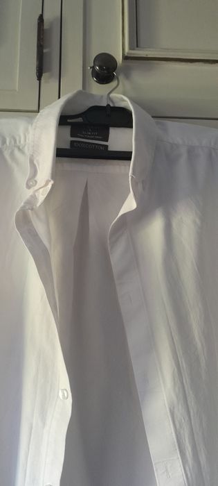 Camisa de algodao slim fit