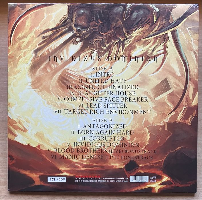 Malevolent Creation - Invidious Dominion LP