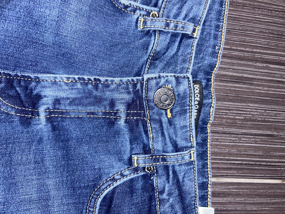 Spodnie jeansowe dzwony d&g nowe