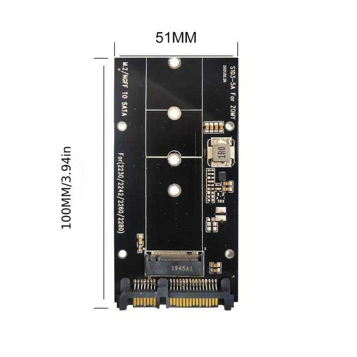 Adaptador ssd m.2 para sata