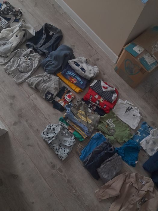 Mega paka ubrań chłopiec rozm. 92
