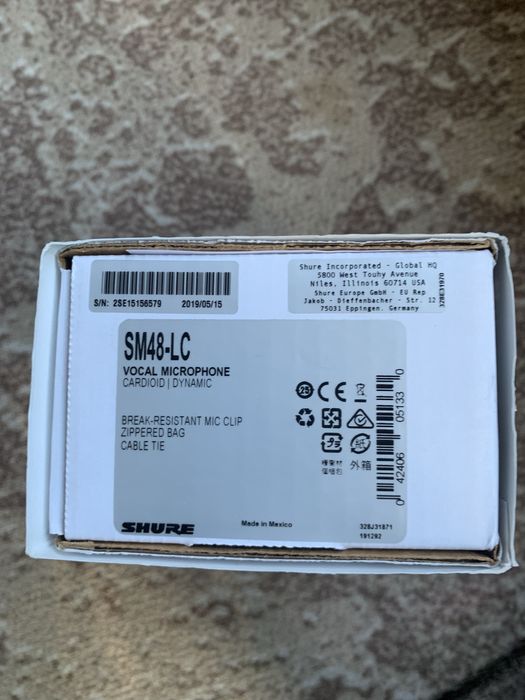 Мікрофон Shure SM48-LC