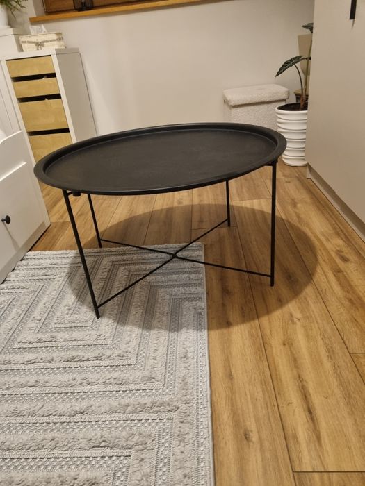 Stolik metalowy loft skladany