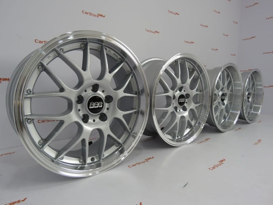 Jante Look BBS RS GT 18 8 +9 et35 5x120 Silver