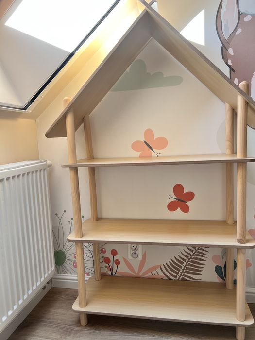 Regał dziecięcy, domek, szafka, półki
