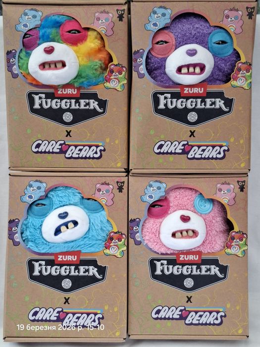 Fuggler фаглер фуглер 22 см серия Care bears заботливые мишки оригинал