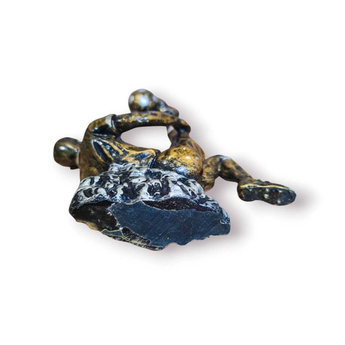 Escultura DecorativaEstilo Cristiano Ronaldo–Jogador Futebol Bicicleta