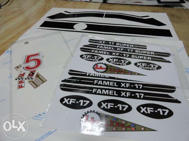 Autocolantes xf 17 xf17 super