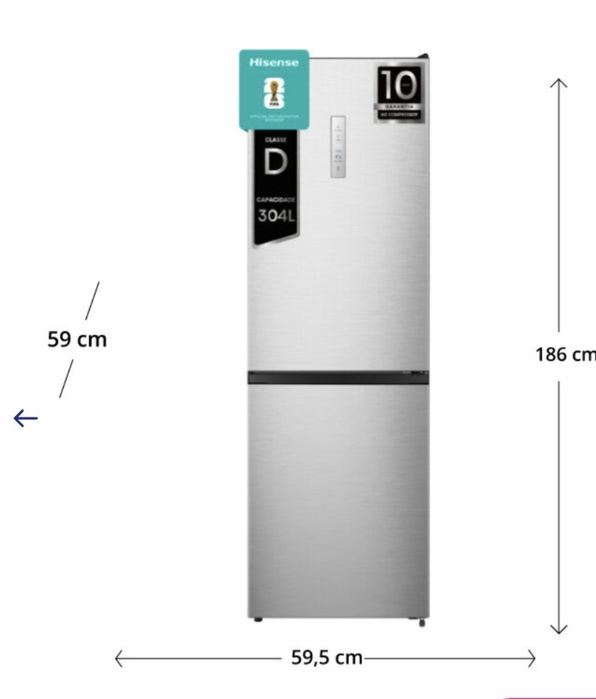 Combinado HISENSE RB390N4CCD