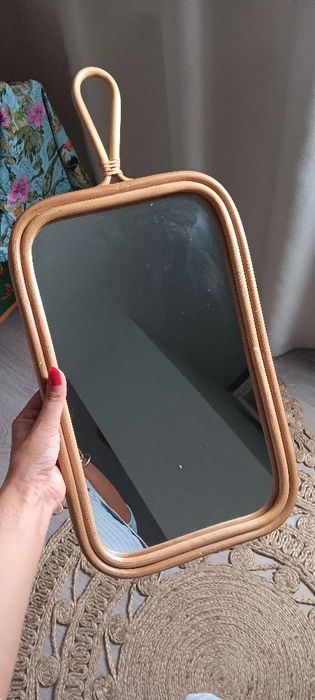 Espelho retangular em rotim, Nogu