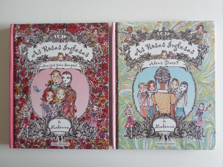 Livros "As Rosas Inglesas", de Madonna, vol. 1 e 2