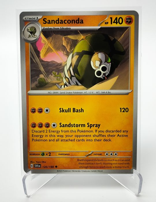 Sandaconda 120/198 karta pokemon Scarlet & Violet