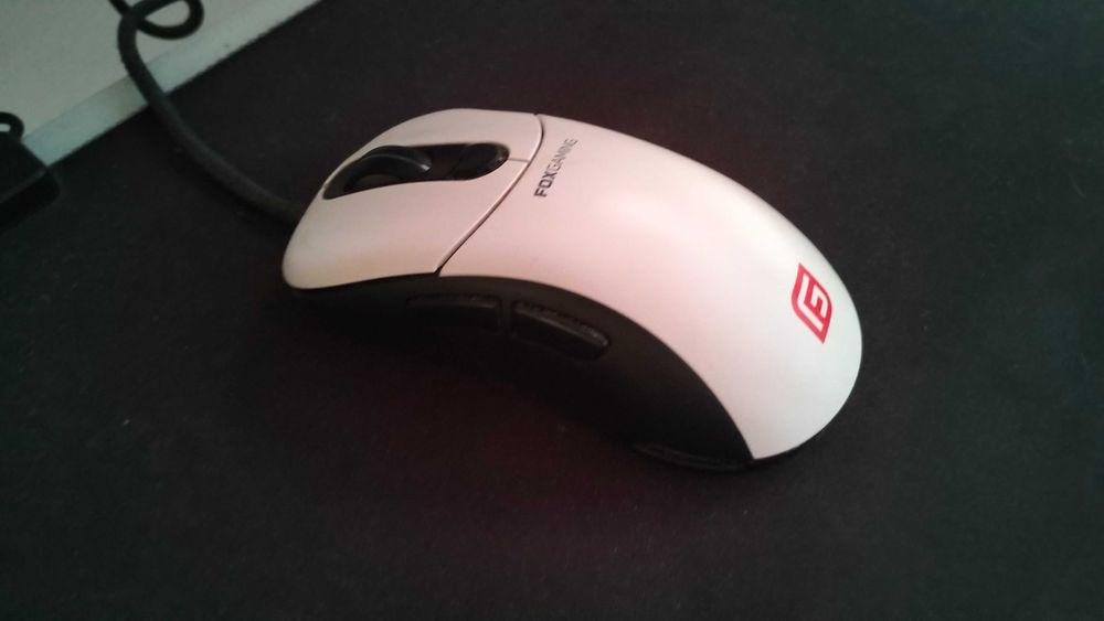Rato pc branco fox gaming