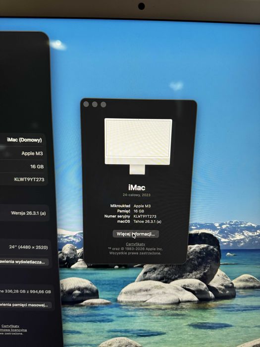 Apple iMac 24 M3 16 GB / 1 TB 24" 2023