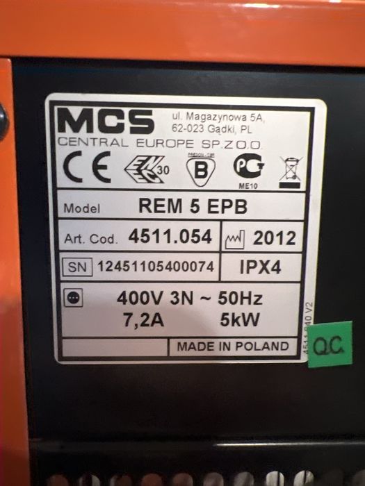 Nagrzewnica REM 5 EPB Master NOWA