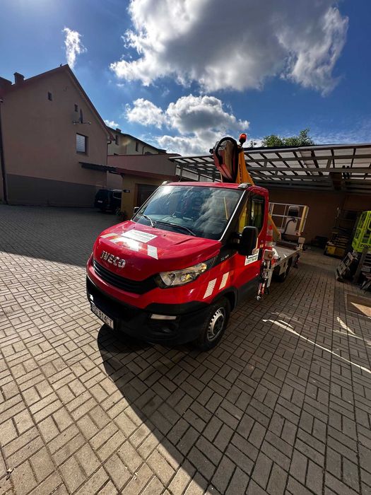 Zwyżka  podnośnik koszowy, nożycowy od 12 do 35m z operatorem lub bez