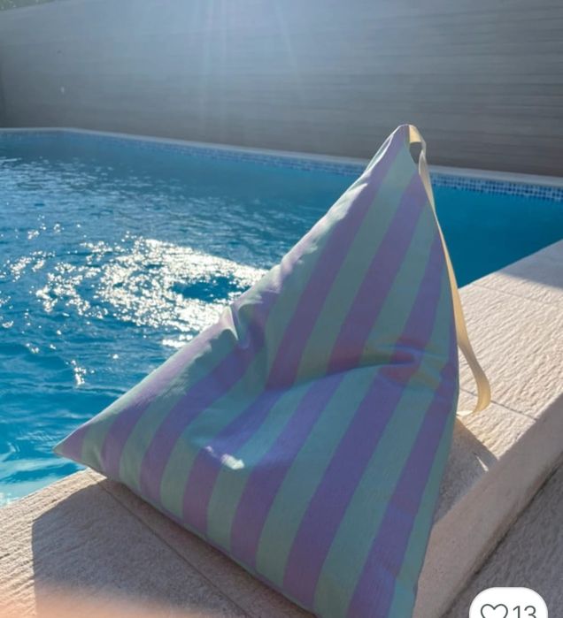 Almofada/Puff de praia, piscina ou Jardim