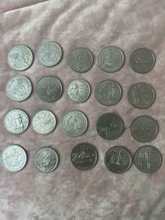 Conjunto moedas 200 escudos