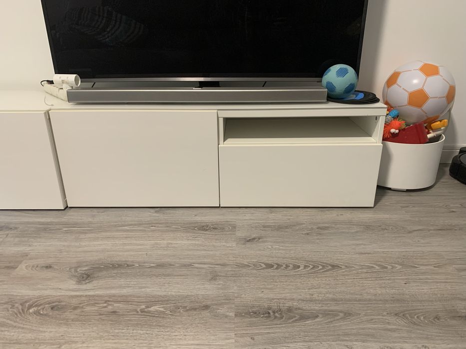 Movel tv com base vidro